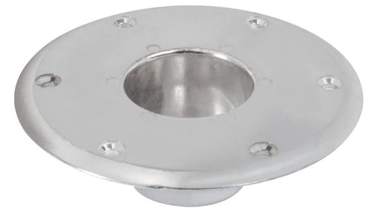 BSSTORE Base Supporto Tavolo in Alluminio per Gamba Ø 60 mm, Fissaggio a Pavimento