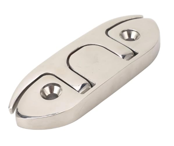BSSTORE Bitta Pieghevole in Acciaio Inox AISI 316, 118 mm