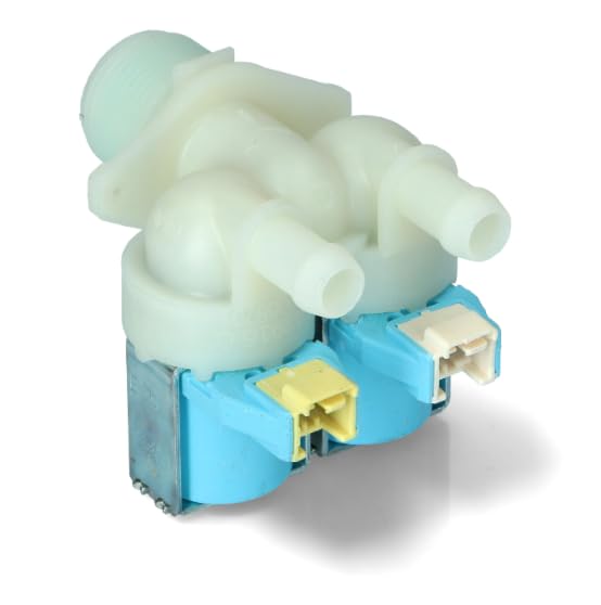 BSSTORE Elettrovalvola Lavatrice 2 Vie 180° Compatibile Con Vari Marchi E Modelli Equivalente A 2906870200
