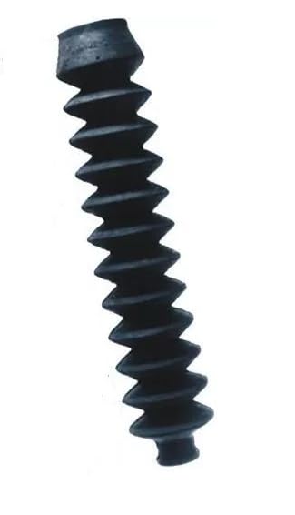 BSSTORE Soffietto in Gomma per Protezione Cavi Timoneria con Fascette in Plastica, per Barca, Gommone