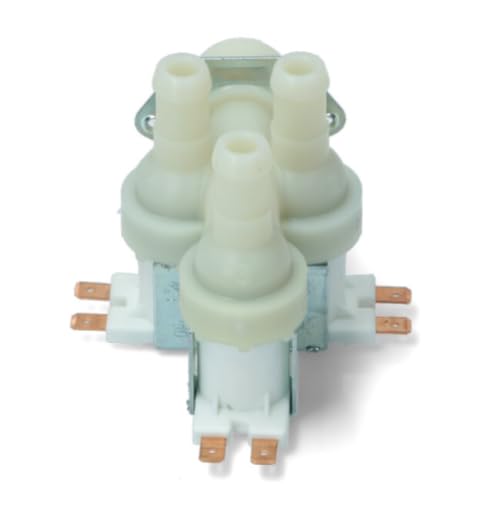 BSSTORE Elettrovalvola Lavatrice Universale 3 Vie 90 Gradi Uscita 14 Mm