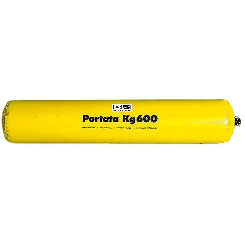 BSSTORE Rullo d’Alaggio Gonfiabile Rinforzato in PVC per Barca e Gommone – Ø 30 x 125 cm – Portata Fino a 600 kg – Robusto, Resistente e Facile da Trasportare
