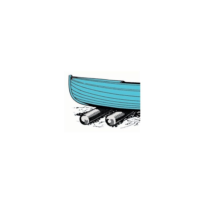 BSSTORE Rullo d’Alaggio Gonfiabile Rinforzato in PVC per Barca e Gommone – Ø 30 x 125 cm – Portata Fino a 600 kg – Robusto, Resistente e Facile da Trasportare