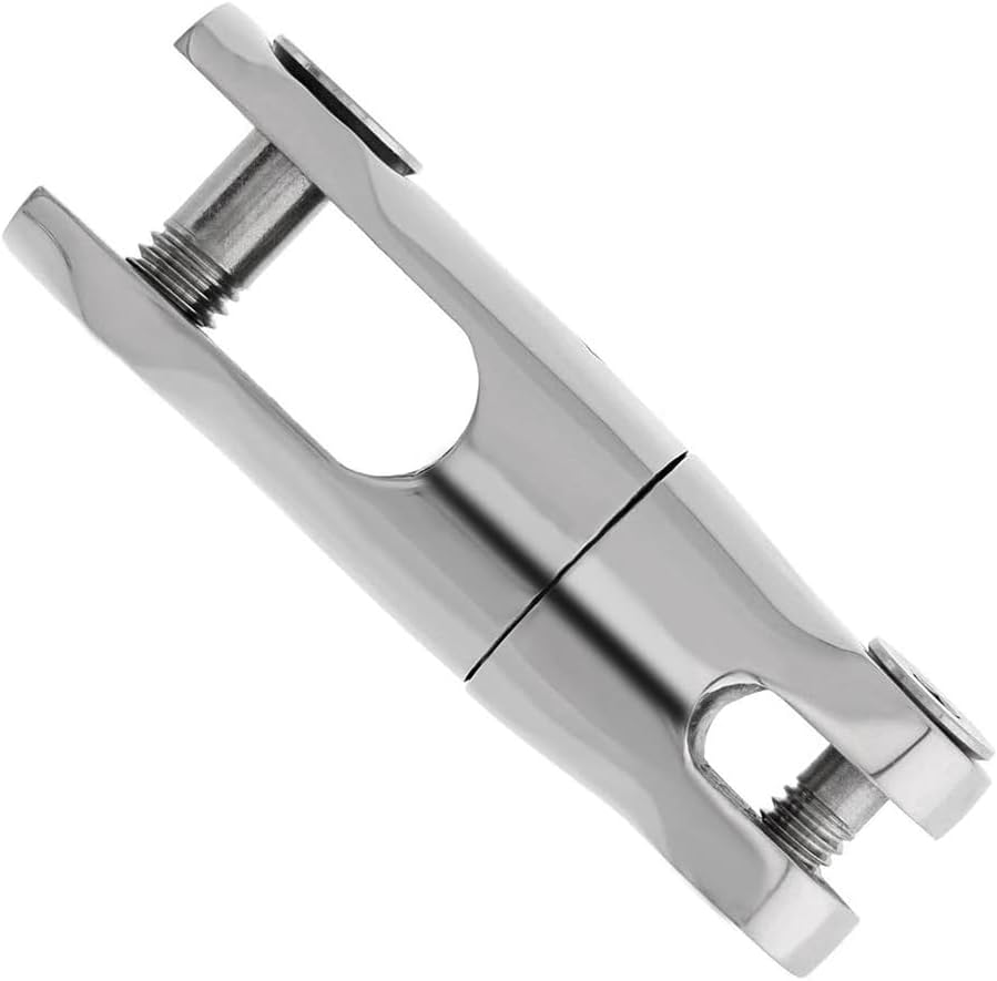BSSTORE Attacco Inox Giunto Girevole Ancora Catena per Catene mm 6/8