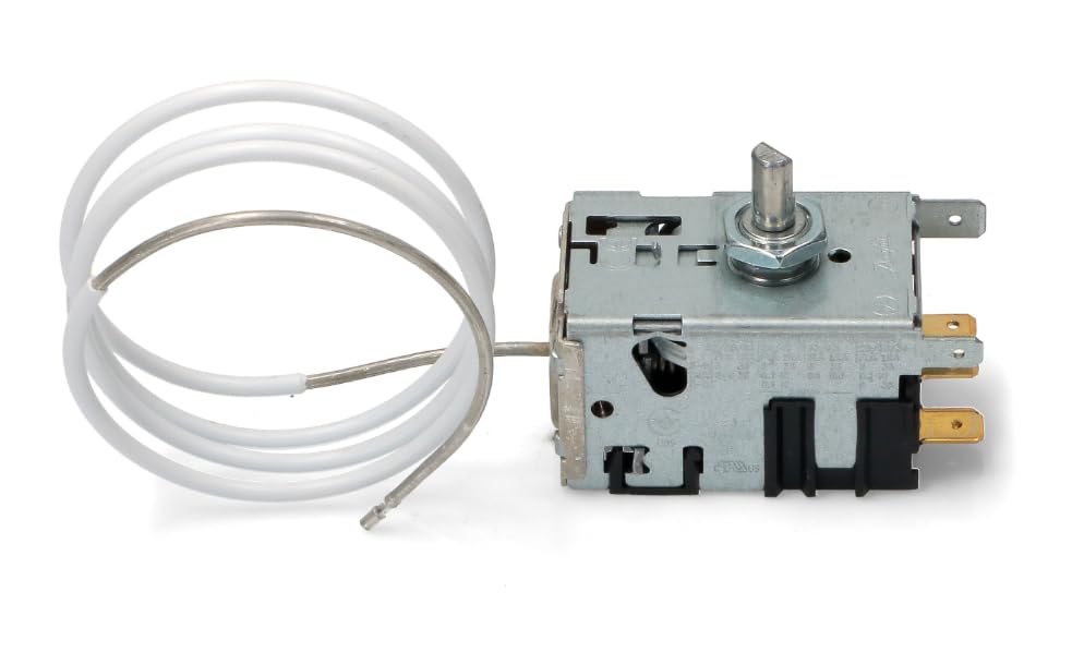 BSSTORE Termostato Frigorifero 077B5219 4 Contatti Compatibile Con Vari Marchi E Modelli Equivalente A 2425021231