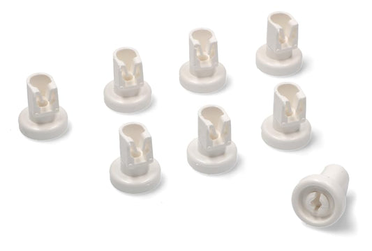 BSSTORE Kit Ruote Cestello Superiore Lavastoviglie 8 Unità Compatibili Equivalenti A 50269970005