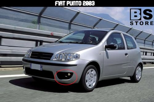 BSSTORE® Griglia Fendinebbia Anteriore Compatibile Con F1at Punto 06-2003