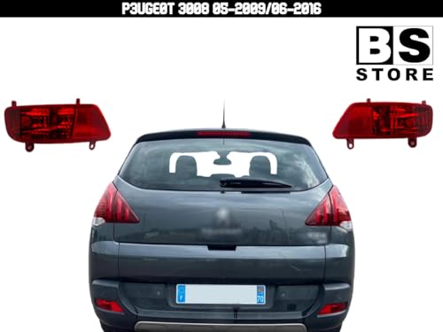 BSSTORE® Fanale Retronebbia Posteriore Compatibile Con P3uge0t 3008 05-2009/06-2016