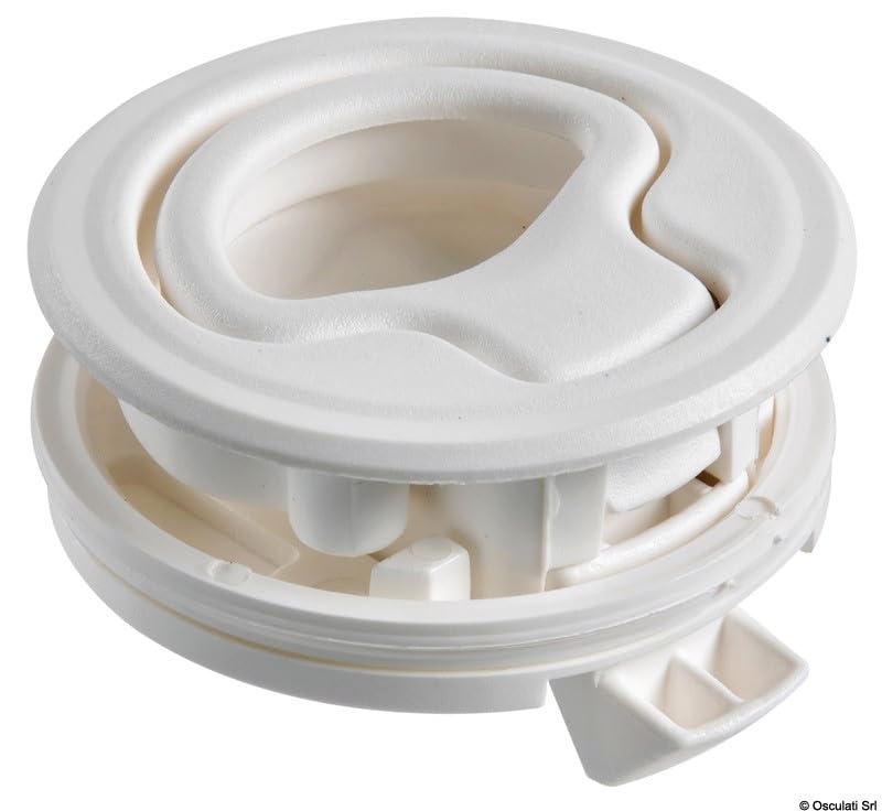 BSSTORE Alzapagliolo in Nylon Bianco per Barca, Gommone