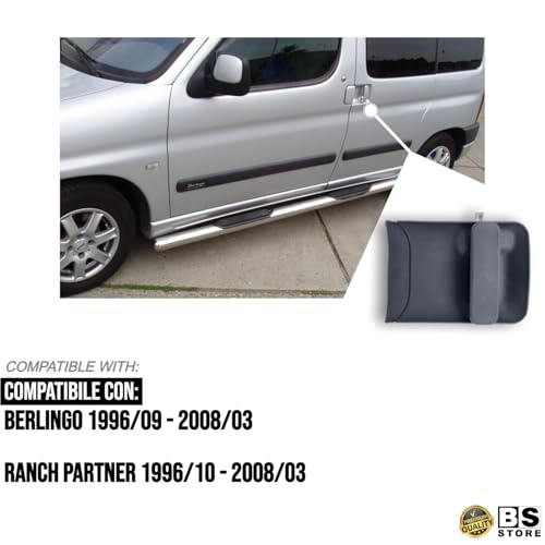 BSSTORE Maniglia Apri Porta Scorrevole Esterna Posteriore Compatibile Con BERLINGO | RANCH PARTNER