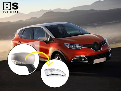 BSSTORE Freccia Specchietto Retrovisore Laterale per R. CLIO 4 2012, CAPTUR 2013, MICRA 5 2017, ZOE 2013