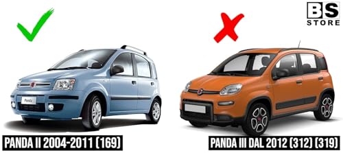 BSSTORE® Gruppo Ottico Fanale Posteriore Compatibile Con PANDA 2004-2011 (169)