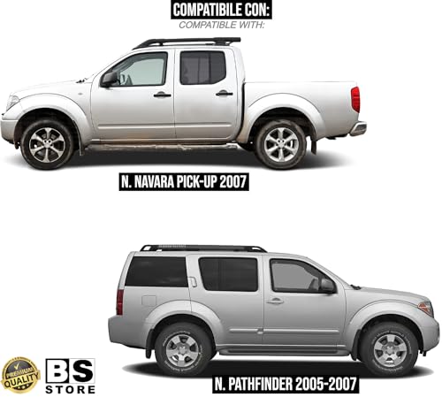 BSSTORE® Piastra Vetro Specchio Retrovisore Termico Compatibile Con Pathfinder 2005-2007/Navara Pick-Up 2007