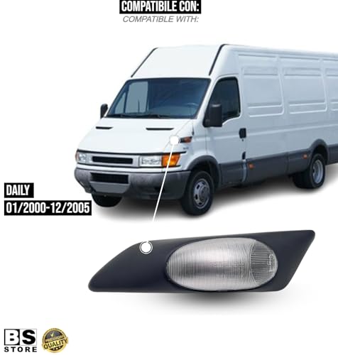 BSSTORE® Freccia Laterale Indicatore di Direzione Bianco Compatibile Con DAILY 2000-2005