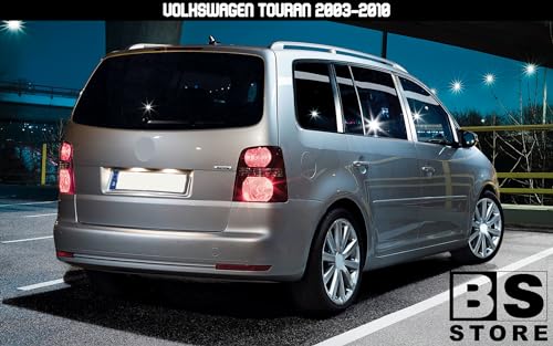 BSSTORE® Fanale Targa Posteriore Compatibile Con Passat 2000-2010/Touran 2003-2010/Caddy/Transporter/Jetta