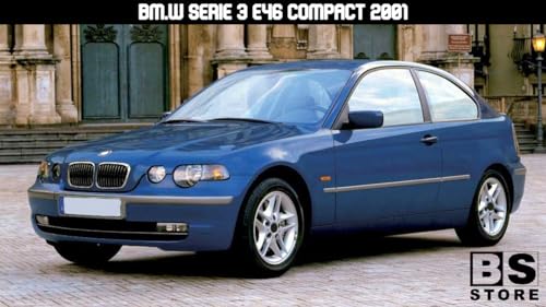 BSSTORE® Piastra Vetro Specchio Retrovisore Termico Compatibile Con Serie 3 E46 Berlina Touring 1998-2004/E46 Compact 2001
