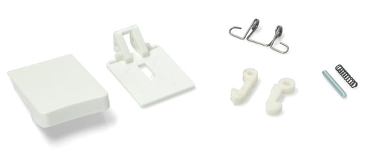 BSSTORE Kit Maniglia Oblò per Lavatrice, Componenti in Plastica e Metallo, Compatibile con Vari Modelli, Equivalente A 481949869162