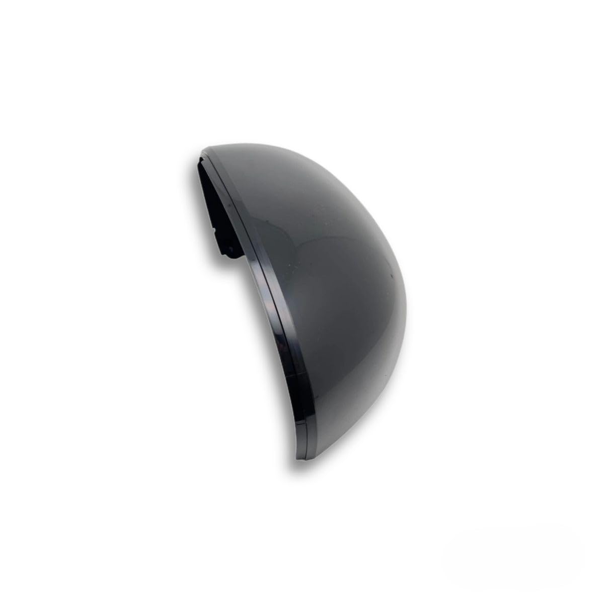 BSSTORE Calotta Specchietto Retrovisore Nero Lucido Compatibile con 500X