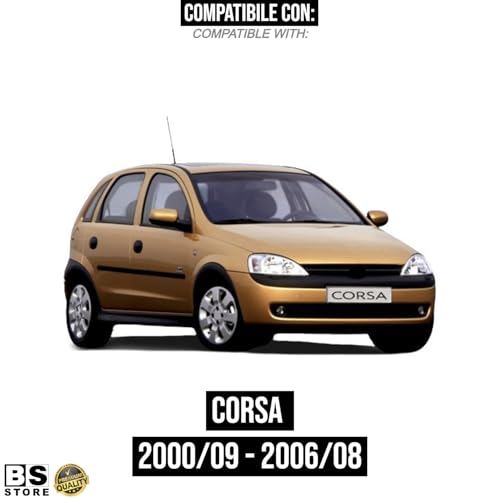 BSSTORE® Calotta Da Verniciare Per Specchietto Laterale Compatibile Con CORSA 2000-2006