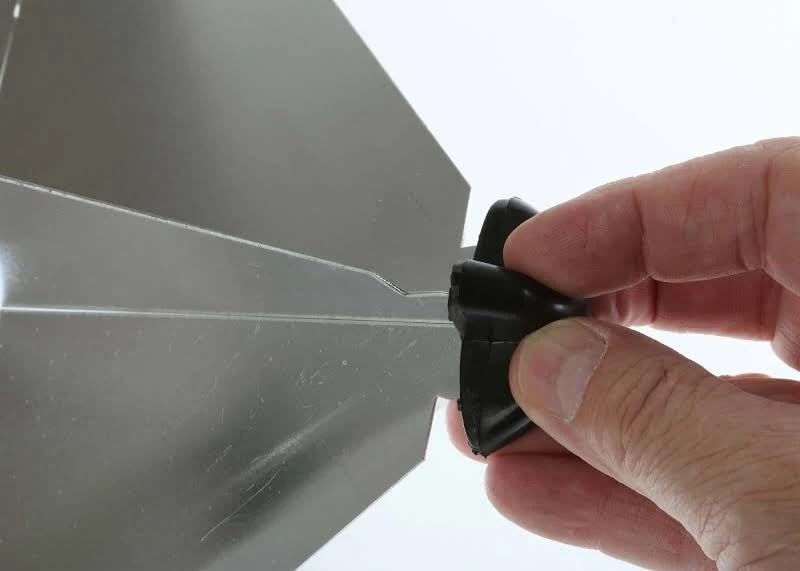 BSSTORE Riflettore Radar Nautico in Alluminio Anodizzato Pieghevole 300 x 300 mm – Alta visibilità Radar per Barca a Vela e Motore – Resistente alla Corrosione