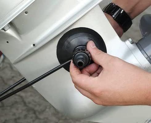 BSSTORE Cuffia per Lavaggio Motori Fuoribordo Universale con Ventose Rotonde
