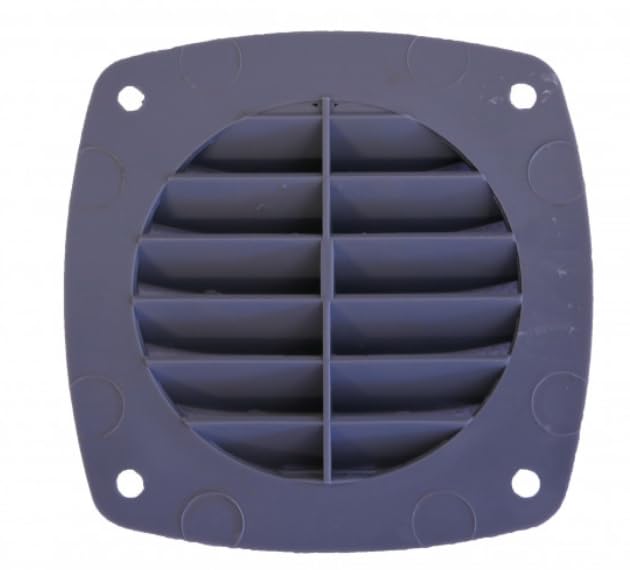 BSSTORE Griglia di Aerazione Nautica, 82x82 mm, per Barche