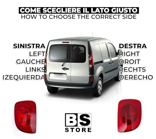 BSSTORE Fanale Retronebbia Posteriore per R. KANGOO (KW, FW) 2008-2021