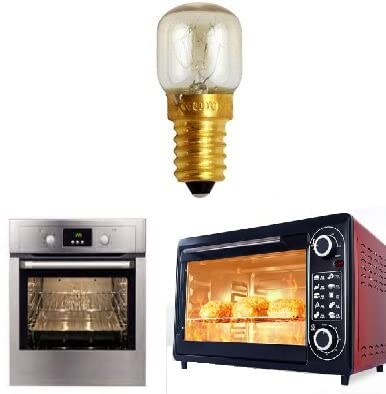 BSSTORE Lampadina Forno 25W Attacco E14 Resistente Al Calore Fino A 300 Gradi