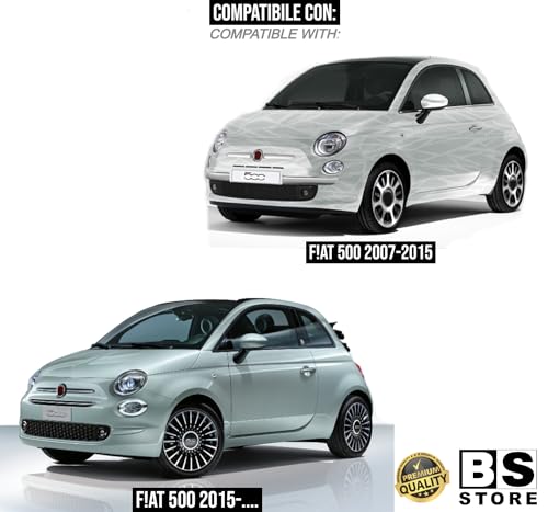 BSSTORE® Specchietto Retrovisore Laterale Meccanico Compatibile Con 500 Dal 2007