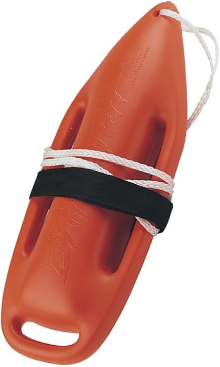 BSSTORE Salvagente Galleggiante Di Emergenza Completo Di Cinghia Per Tracolla E Cima Di Traino Barca, Canoa, Bagnini