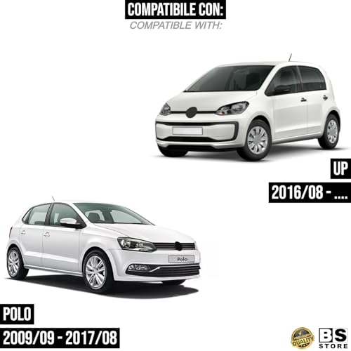BSSTORE Piastra Vetro Specchio Retrovisore Compatibile Con POLO | UP