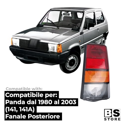 BSSTORE Fanale Posteriore Indicatore di Direzione per Panda dal 1986 al 2003 | 141, 141A