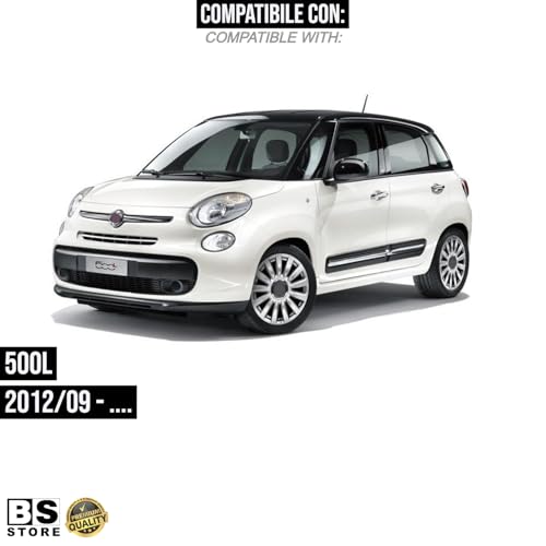 BSSTORE Gruppo Ottico Fanale Posteriore con Cornice Cromata Compatibile con 500L