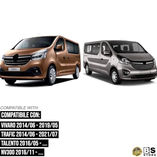 BSSTORE Piastra Vetro Specchietto Retrovisore Termico Compatibile Con VIVARO | TRAFIC | TALENTO | NV300