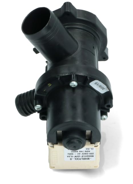 BSSTORE Pompa Scarico Magnetica Lavatrice 30W Compatibile Con Vari Marchi E Modelli Equivalente A 480111100786