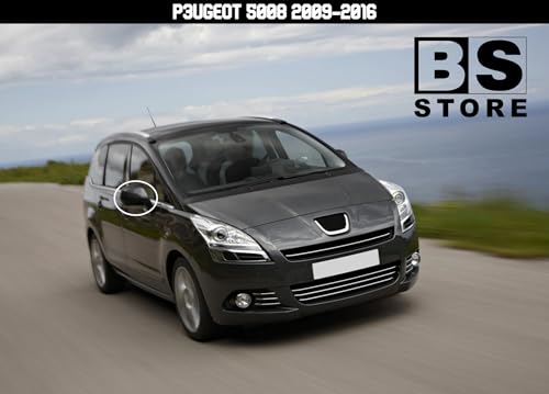 BSSTORE® Piastra Vetro Specchio Retrovisore Termico Compatibile Con 3008 2009-2016/5008 2009-2017
