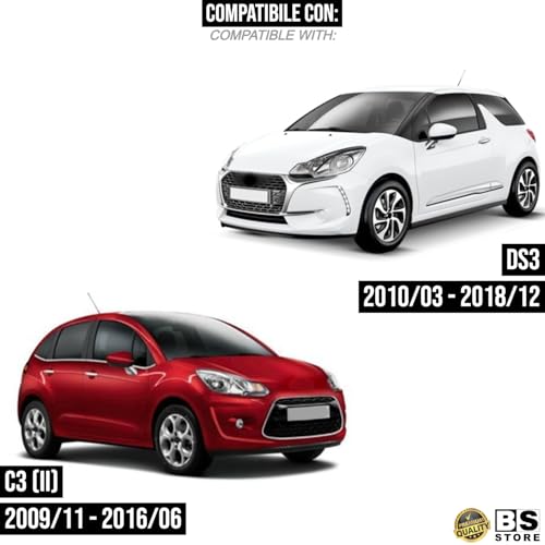 BSSTORE Piastra Vetro Specchio Retrovisore Termico Compatibile Con C3 | DS3