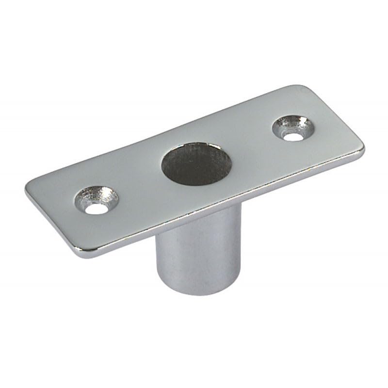 BSSTORE Boccola Media 2 Fori in Ottone Cromato per Scalmi con Gambo 12 mm