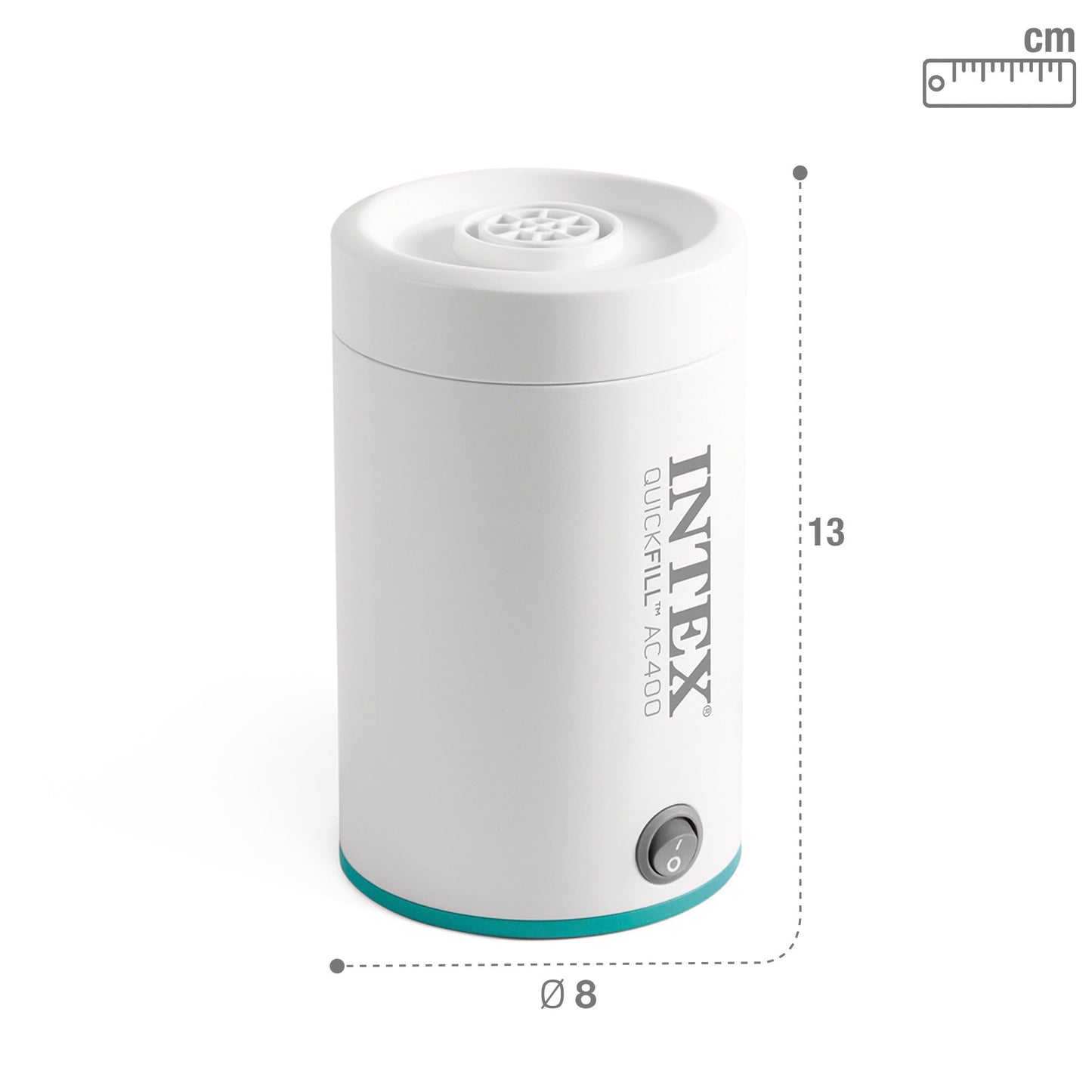 Intex Pompa elettrica QuickFill, Plastica, Bianco