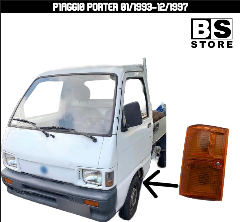 BSSTORE® Fanale Anteriore Arancione Compatibile Con Porter 01/1993-12/1997