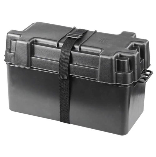 BSSTORE Cassetta Porta Batteria Per Batterie Fino A 120Ah, Per Barca, Gommone, Camper