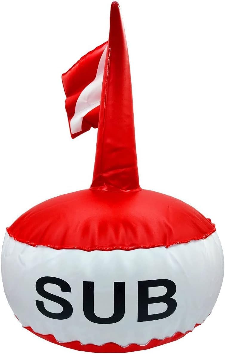 BSSTORE Boa Sub Gonfiabile Segnaletica Con Bandiera Regolamentare Ø 38 cm