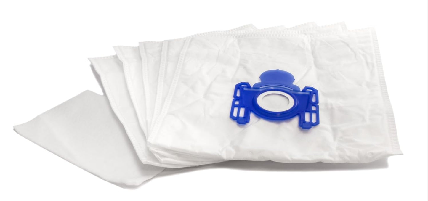 BSSTORE Sacchetti Per Aspirapolvere In Microfibra 5 Strati 5 Pezzi Equivalente A 9002565407 Compatibile Con Vari Marchi E Modelli