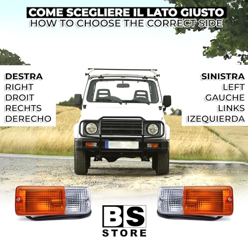 BSSTORE Fanale Anteriore Freccia per §uzuki SAMURAI SJ 410 413 1986-1995