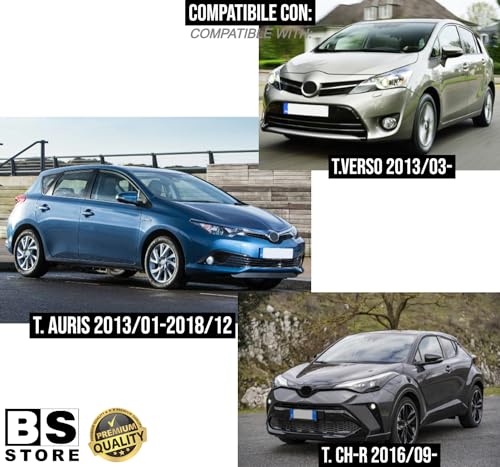 BSSTORE® Freccia Specchietto Laterale Indicatore Di Direzione Compatibile Con Auris 2013-2018/CH-R 2016-/Verso 2013-