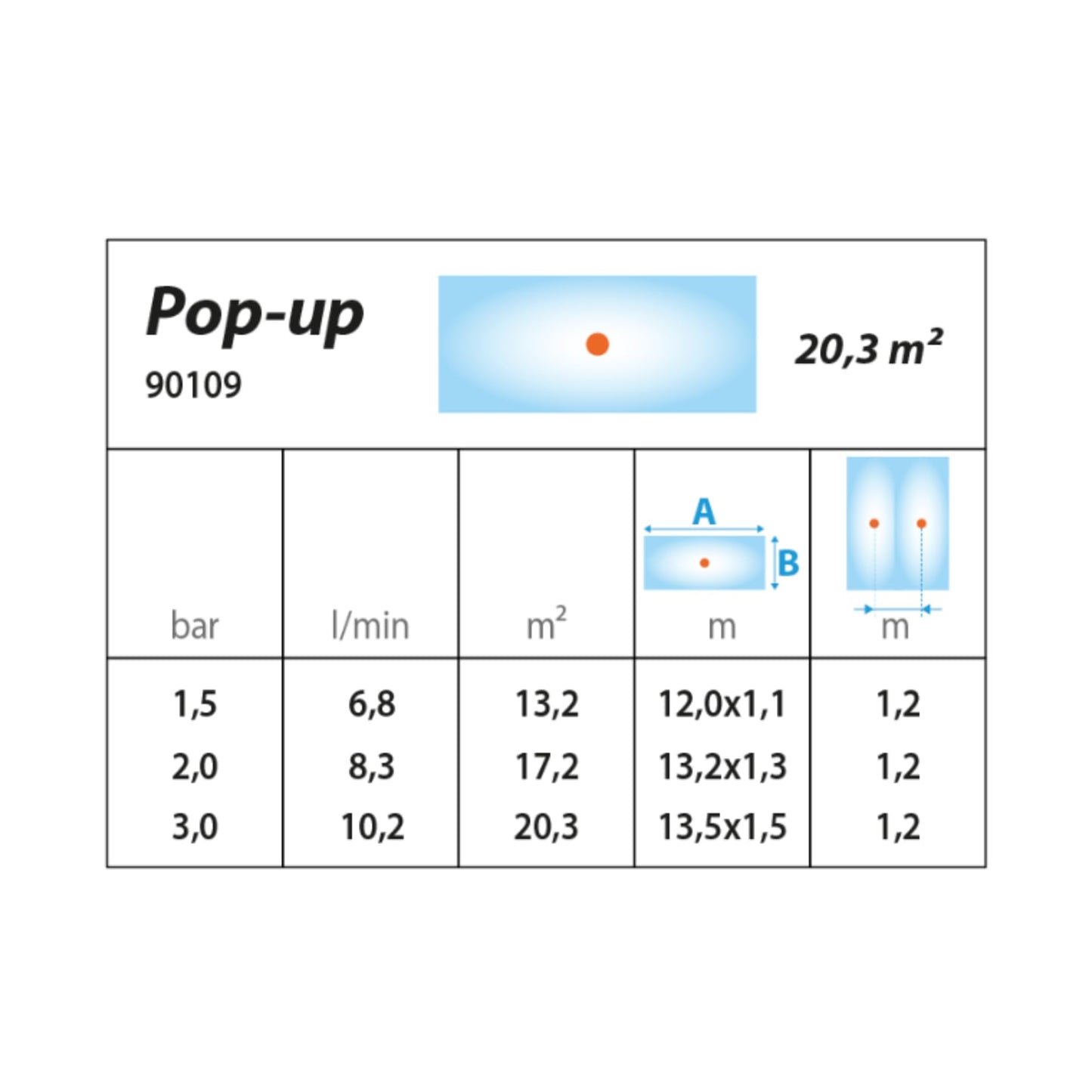 IRRIGATORE SCOMPARSA POP-UP RETT. 4" 90109 CLABER [CLABER ]