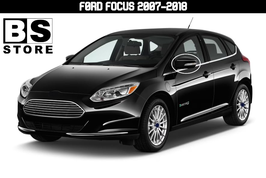 BSSTORE® Piastra Vetro Specchio Retrovisore Termico Compatibile Con Focus 2007-2018/Mondeo 2010-2014