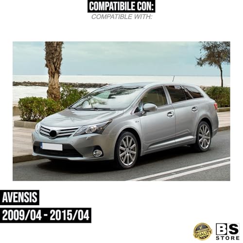 BSSTORE® Piastra Vetro Specchio Retrovisore Termico Compatibile Con AVENSIS 2009-2015