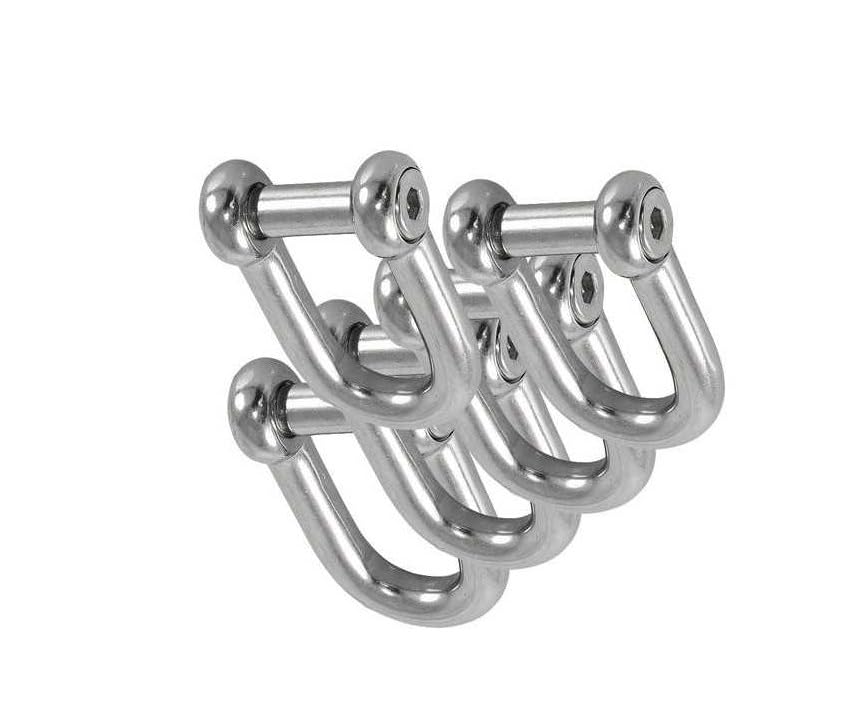BSSTORE Grillo Per Ancora In Acciaio Inox Senza Sporgenza, Per Nautica Campeggio, Diametro mm 8