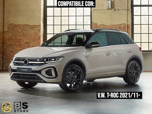 BSSTORE® Piastra Vetro Specchio Retrovisore Termico Compatibile Con V.W. T-Roc Dal 2021